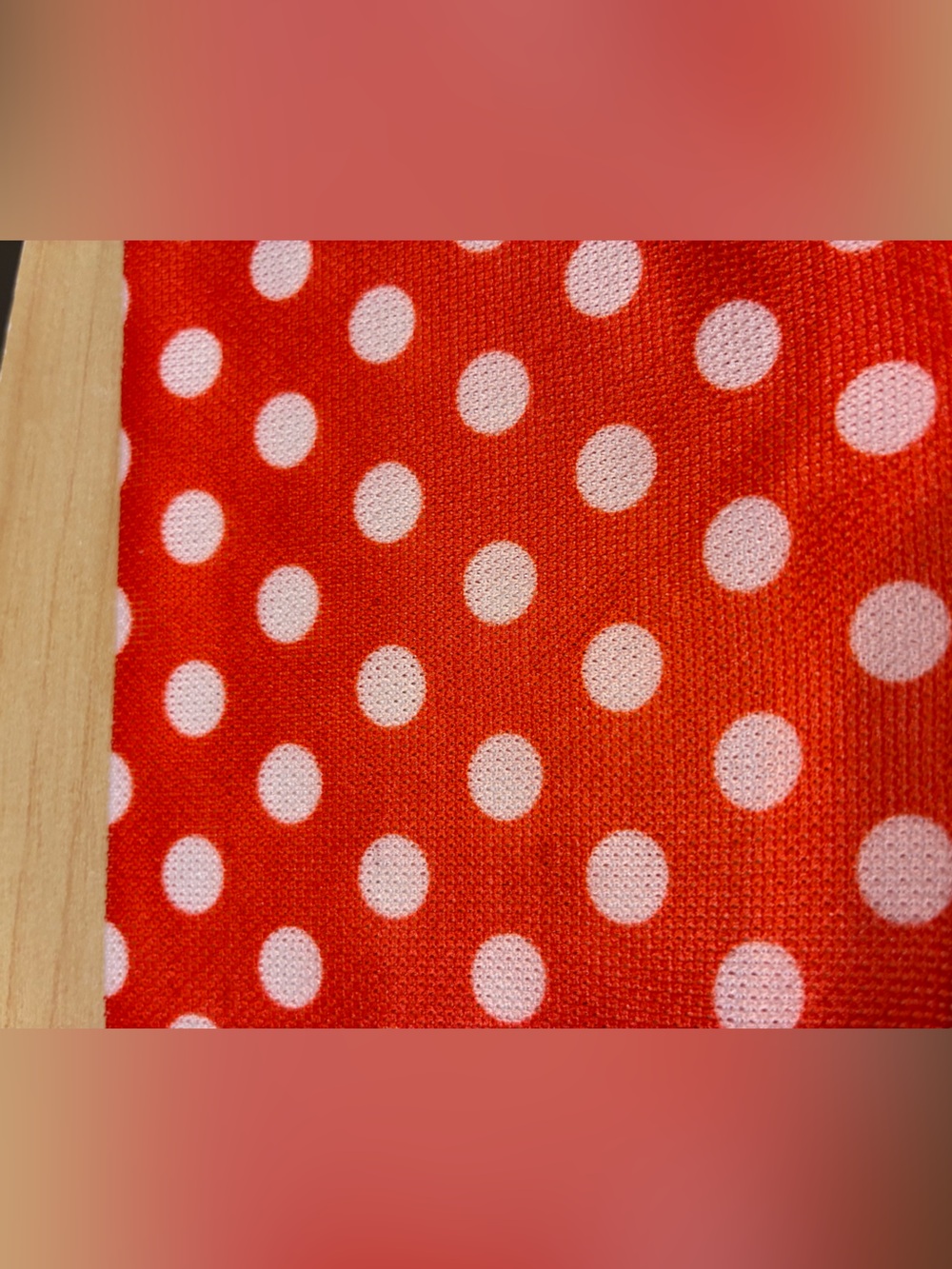 60s Handmade Polka Dot Lavallière Pussycat Neck Bow / Hair Bow Vintage Red White - Picture 5 of 8